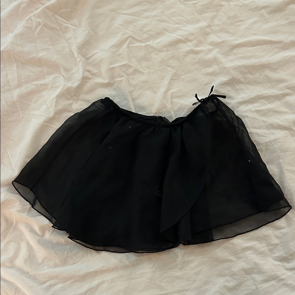 Danskin Black Kids Dance Skirt